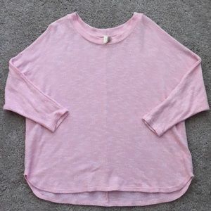 Francesca’s Pink Knit Sweater